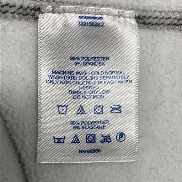 Lands' End Quarter-Zip Pullover Sweatshirt Reflective Performance Gray Size 12 - Picture 4 of 16